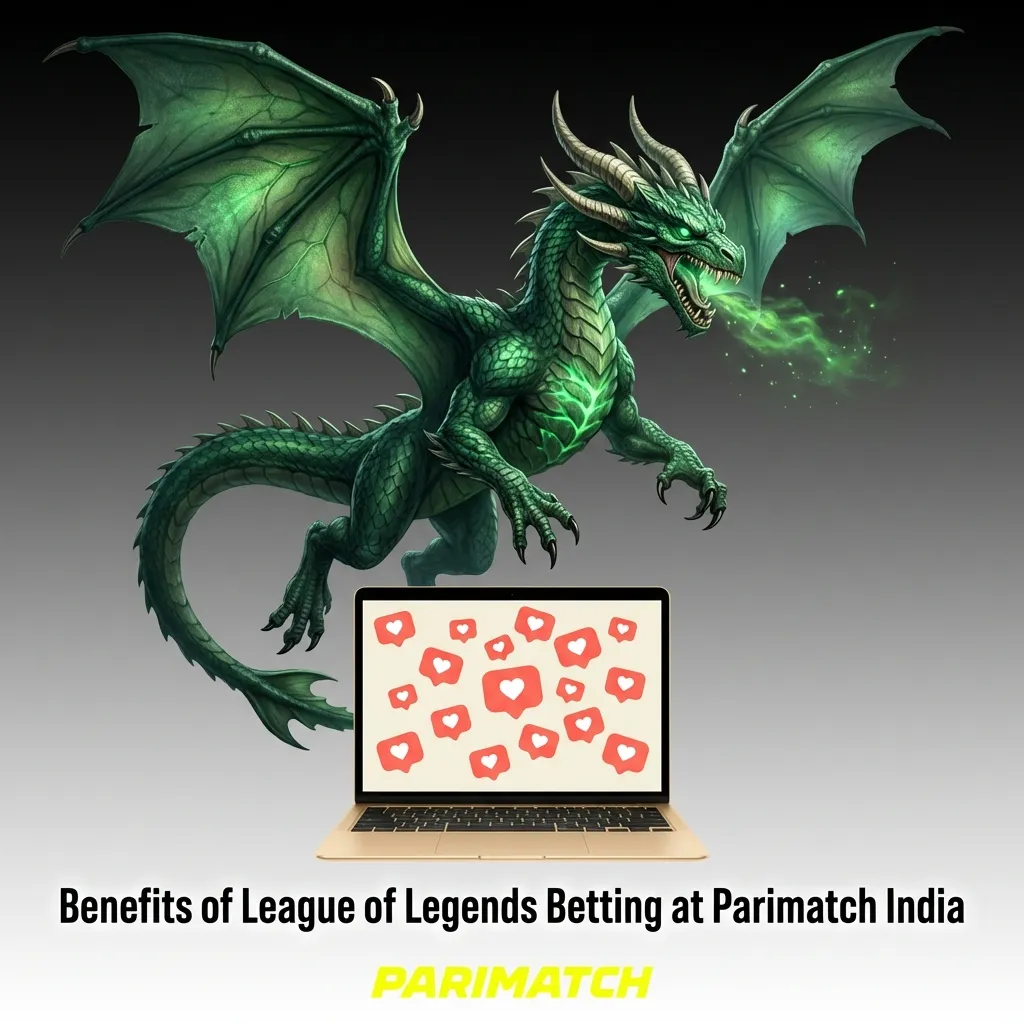 League of Legends betting interface showing odds and markets on Parimatch India platform with rupee currency displayed