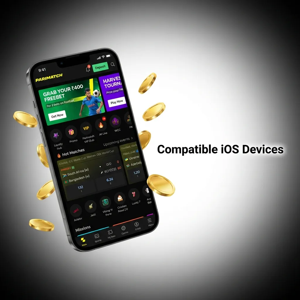 List of compatible iOS devices including iPhone models X through 15 and iPad generations 6 and later
