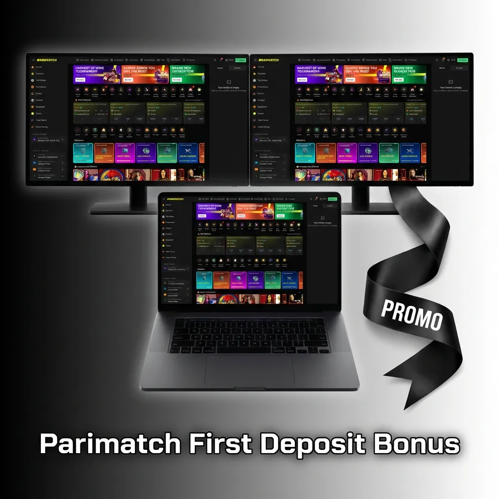 Parimatch first deposit bonus offering 150% match up to ₹105,000 for slots with various bonuses for sports and casino games