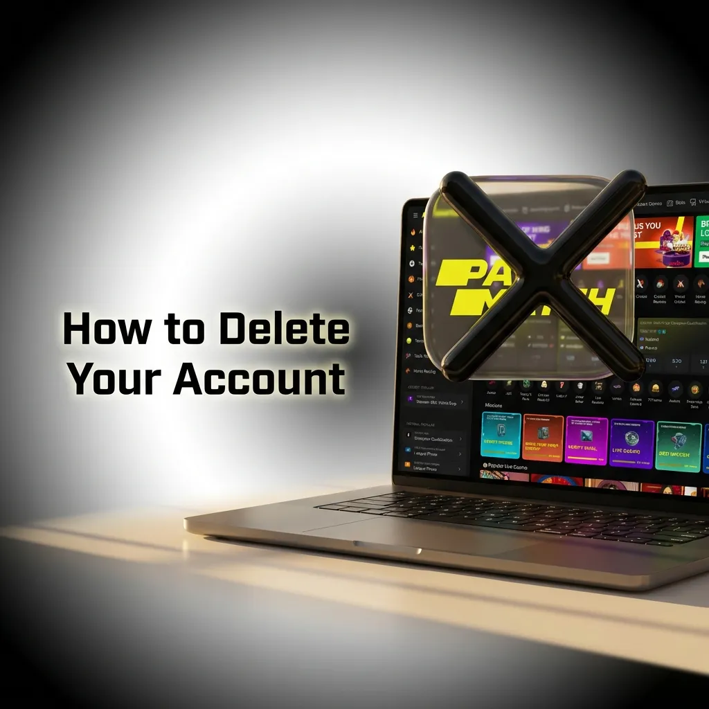 Person deleting their online betting account through settings menu for responsible gambling or personal reasons