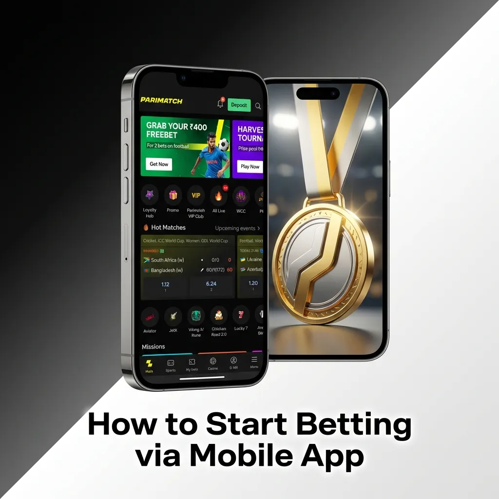 Step-by-step guide showing how to place your first bet on Parimatch mobile app, from login to tracking winnings.
