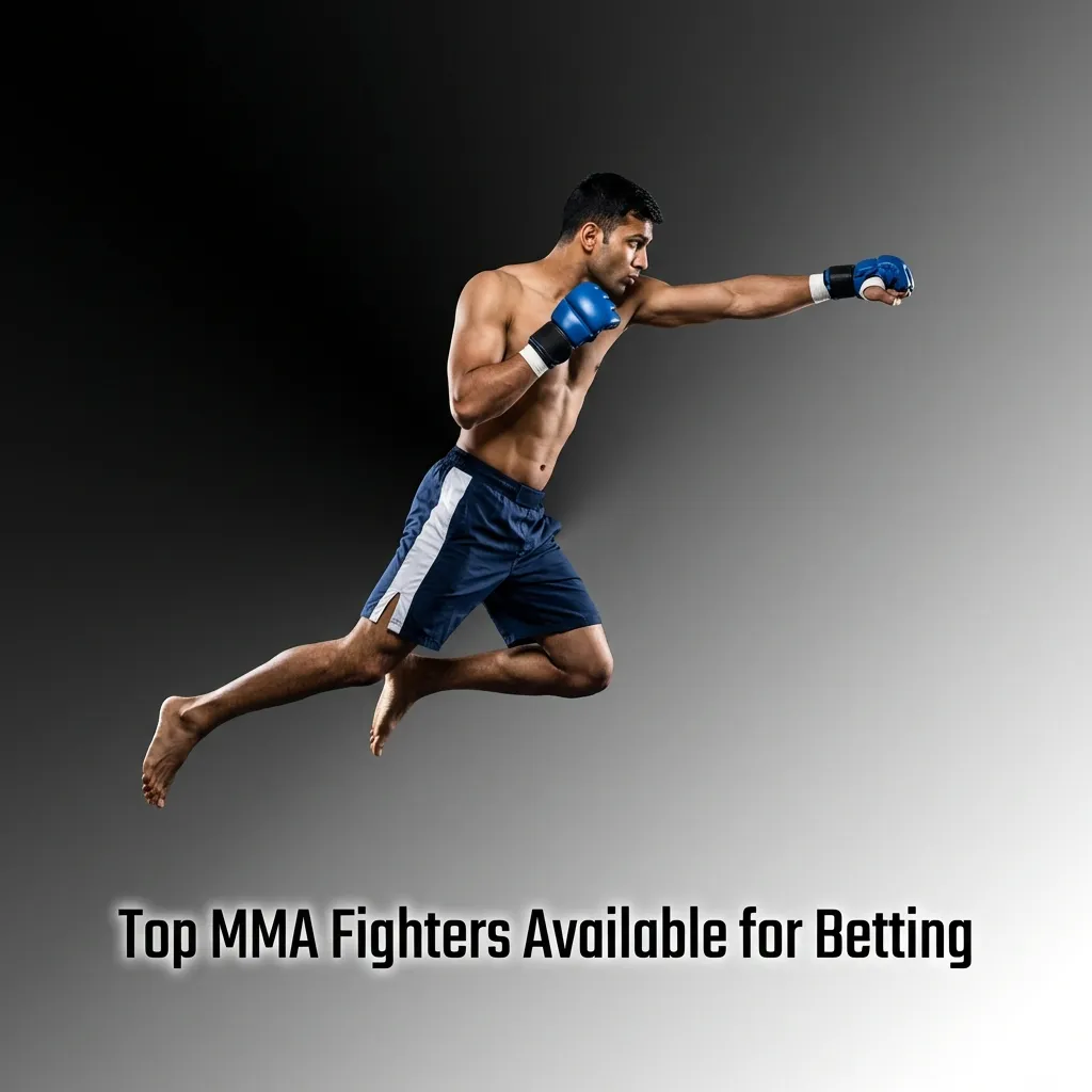 Top MMA fighters including Islam Makhachev, Jon Jones, Alex Pereira, and Conor McGregor available for sports betting