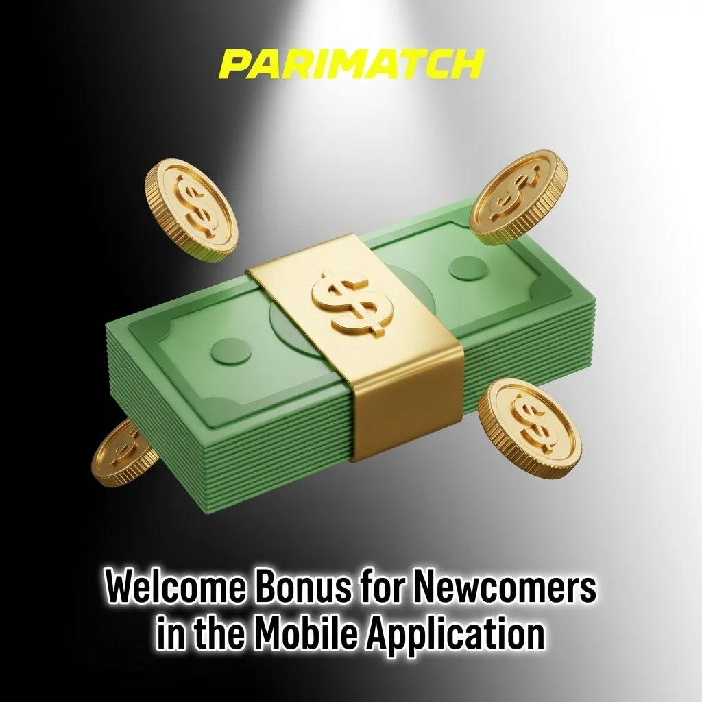 Mobile app welcome bonus options showing sports and casino promotions with deposit matches and free spins offers.
