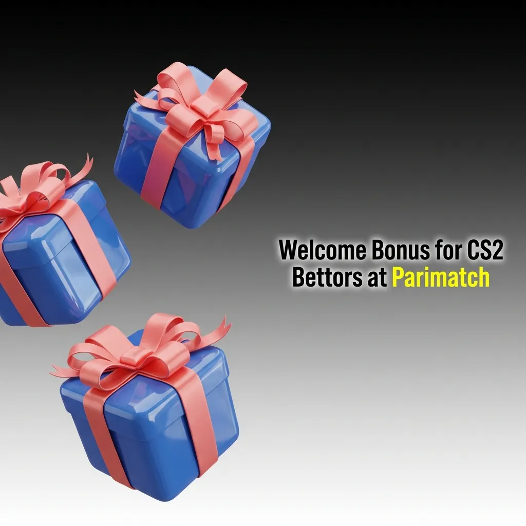 Parimatch welcome bonus promotion showing 150% up to ₹20,000 for new CS2 bettors with registration steps