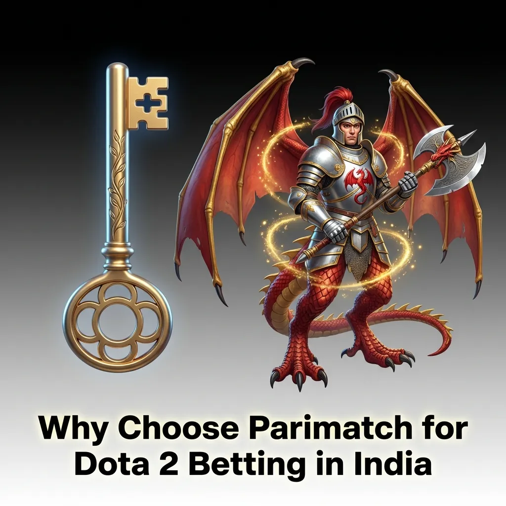 Parimatch Dota 2 betting platform interface showing bonuses, payment options, and competitive odds for Indian players